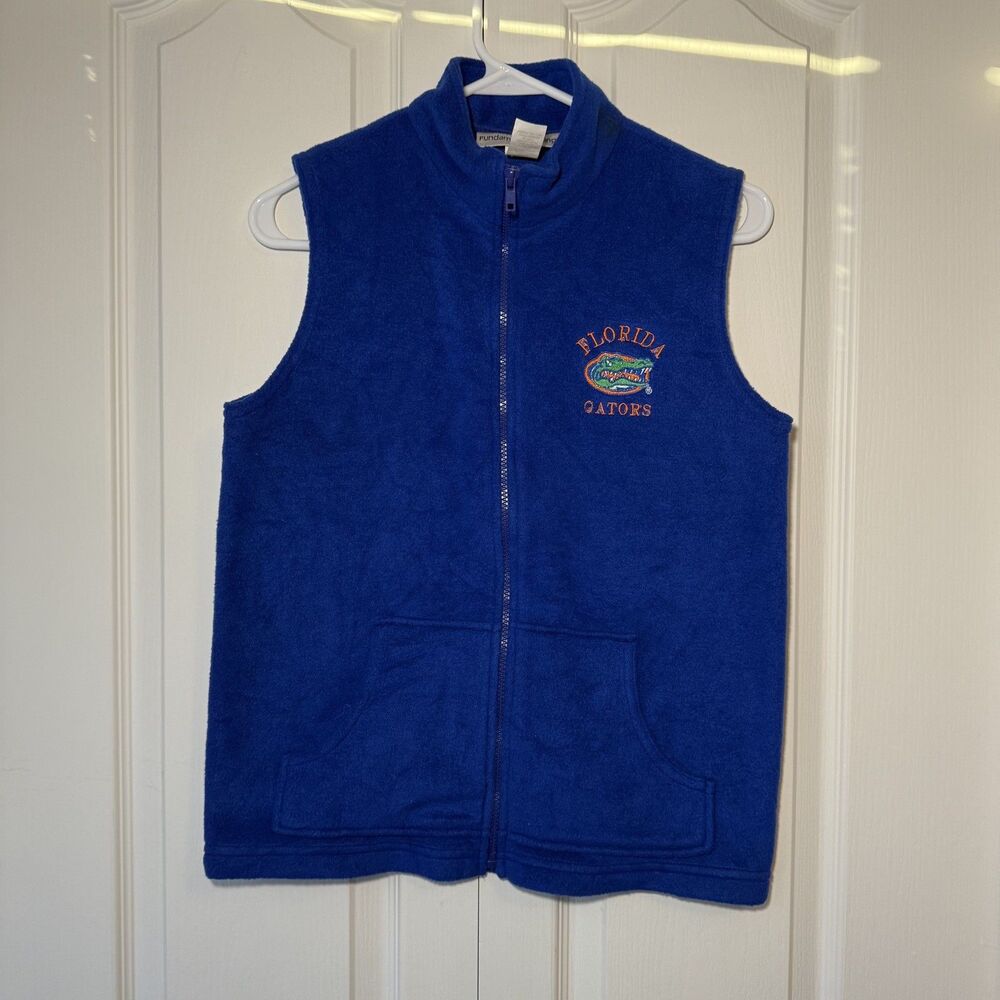 Fundamental Things FLORIDA GATORS Zip Fleece Vest Women's Small
